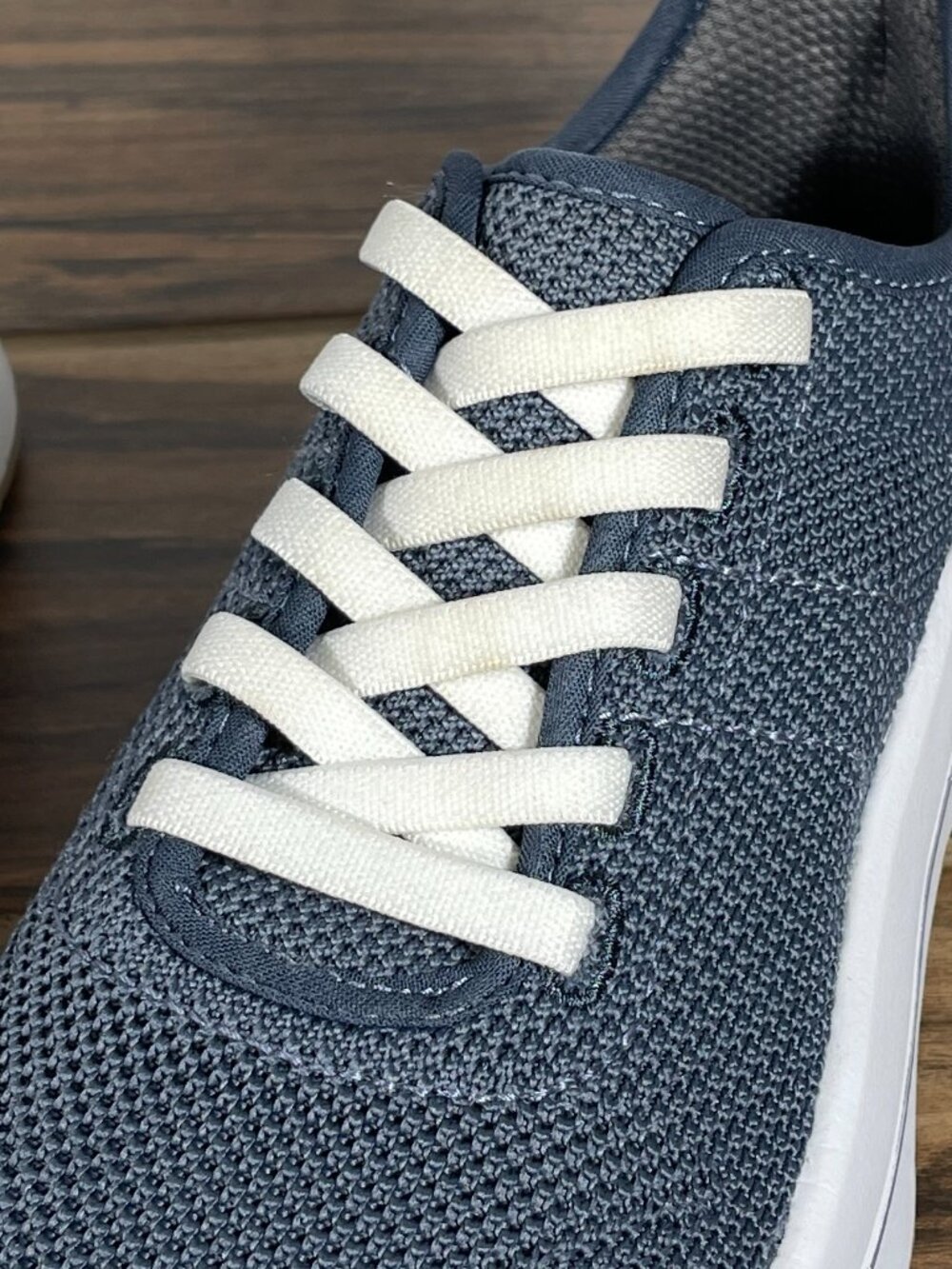 Dr Scholls Wannabe Knit Shoes Womens Size 6 Oxide Blue Casual Slip On Sneakers - Picture 12 of 14